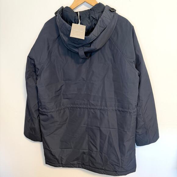 Everlane Men's The ReNew Long Parka In India Ink Size Medium New - Picture 11 of 16